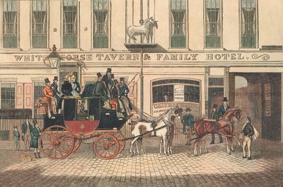 White Horse Tavern and Hotel, Fetter Lane, Londres - James Pollard