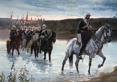 Les 17e Lanciers en marche en Inde centrale en 1858 - James Prinsep Beadle