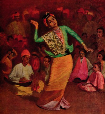 Une danseuse birmane - James Raeburn Middleton