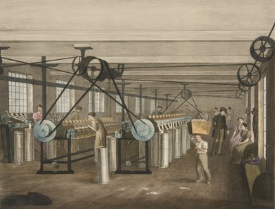Bobbin and Drawing Frames, Progrès du coton n° 5, pub. 1840 - James Richard Barfoot