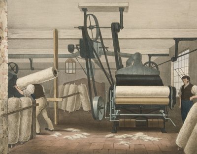 Cadre de Lap, Progrès du Coton No. 3, pub. 1840 - James Richard Barfoot
