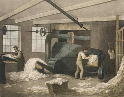 Willowing, Progrès du coton n° 2, pub. 1840 - James Richard Barfoot