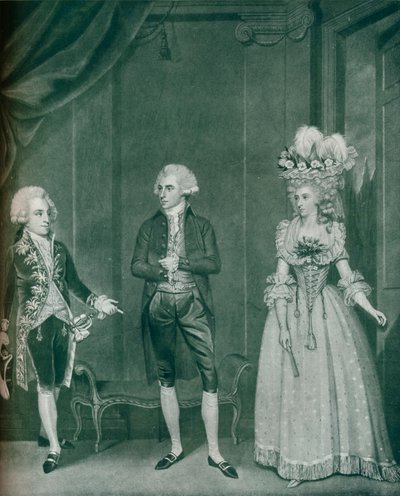 Hon Rd Edgcumbe, Lord William Russell, Lady Caroline Spencer - James Roberts