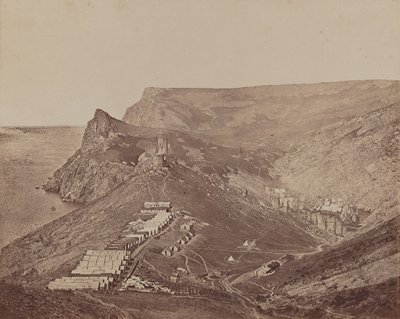 Fortification au-dessus du port de Balaclava - James Robertson