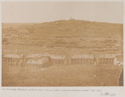 Vue depuis le Mamelon vers le Malakhov, 1855 - James Robertson