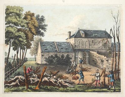 Château de Hougoumont : montre les morts enterrés après la bataille - James Rouse