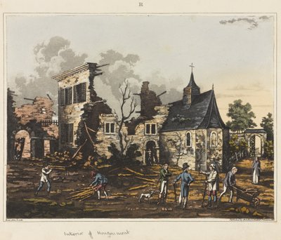 Intérieur de Hougoumont, de 