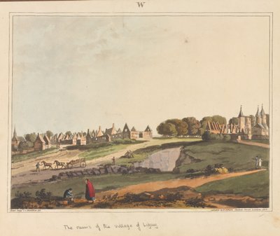 Les ruines du village de Ligny, 1815 - James Rouse