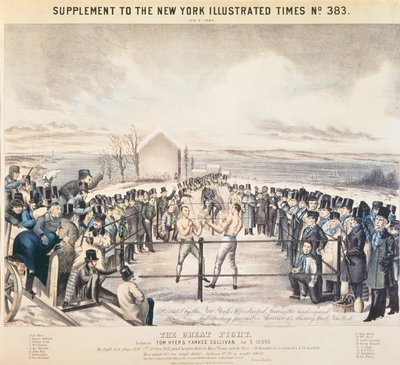 Le Grand Combat entre Tom Hyer et Yankee Sullivan, 1849 - James S. Baillie