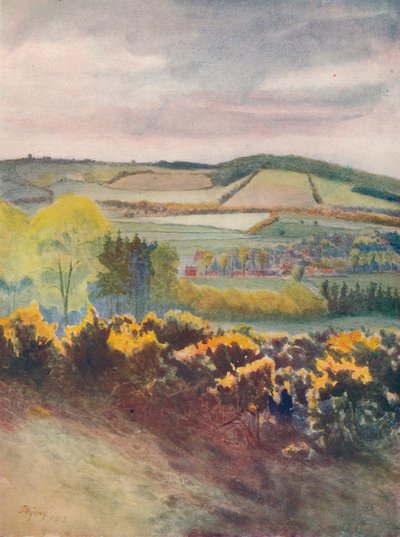 Vue vers Caterham, depuis Tilburstow Hill, 1913, 1914 - James S Ogilvy