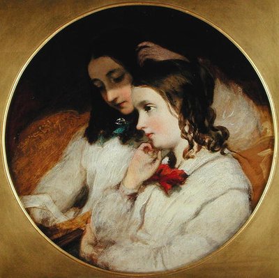 Étude de deux filles - James Sant