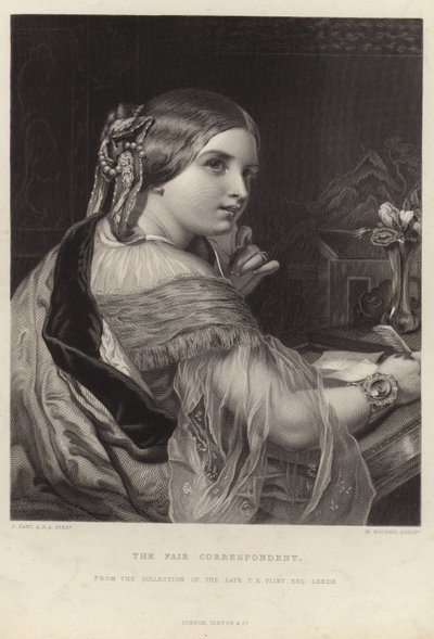 La belle correspondante - James Sant