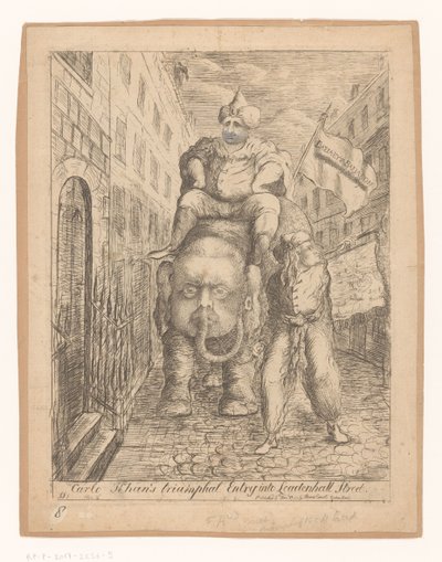 Caricature de Charles Fox - James Sayers
