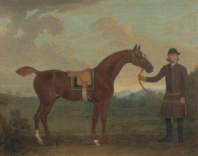 Vieux renard tenu par un palefrenier - James Seymour