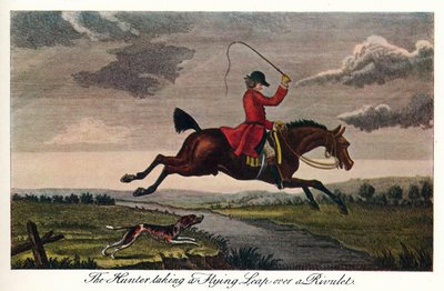 Le chasseur sautant un ruisseau, vers 1740, 1922 - James Seymour