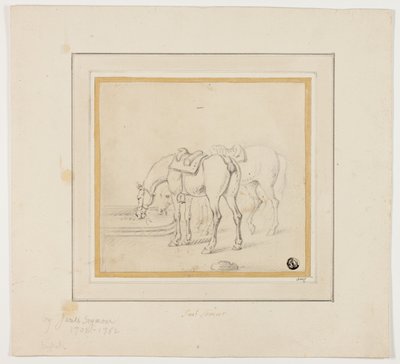 Deux chevaux buvant - James Seymour