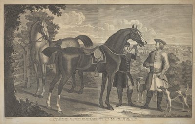 Deux chasseurs appartenant à Son Altesse le Duc de Bolton - James Seymour