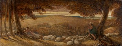 Pâturage du soir - James Smetham