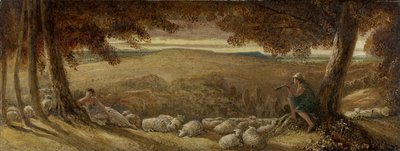 Pâturage du soir, vers 1860-70 - James Smetham