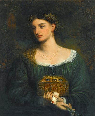 Peintures préraphaélites : Pandore - James Smetham