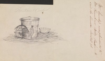 Coq de Bantam et seaux de ferme - James Sowerby