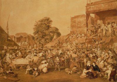 La foire tenue le 1er août à Hyde Park - James Stephanoff