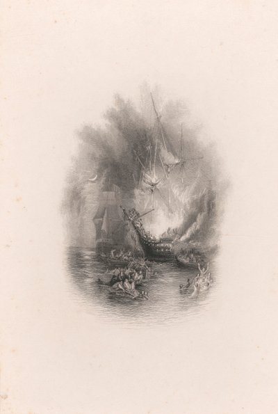 Feu en mer (vignette) - James T. Willmore