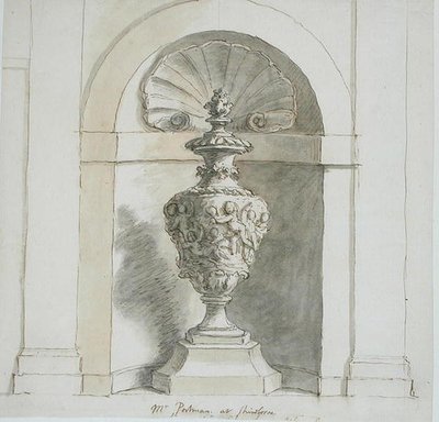 Une niche pour la maison de M. Portman à Sherborne - James Thornhill