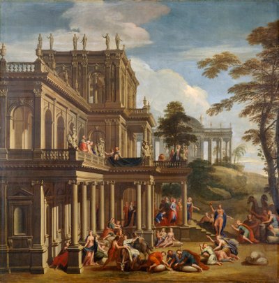 Joseph et ses frères - La découverte de la coupe vers 1705 - James Thornhill