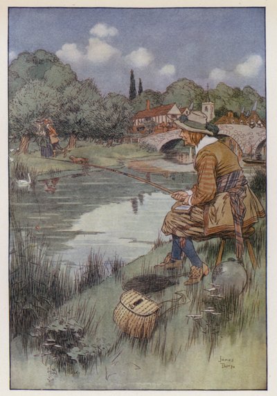 Illustration pour The Compleat Angler par Izaak Walton - James Thorpe