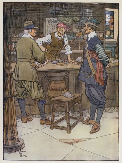 Illustration pour The Compleat Angler par Izaak Walton - James Thorpe