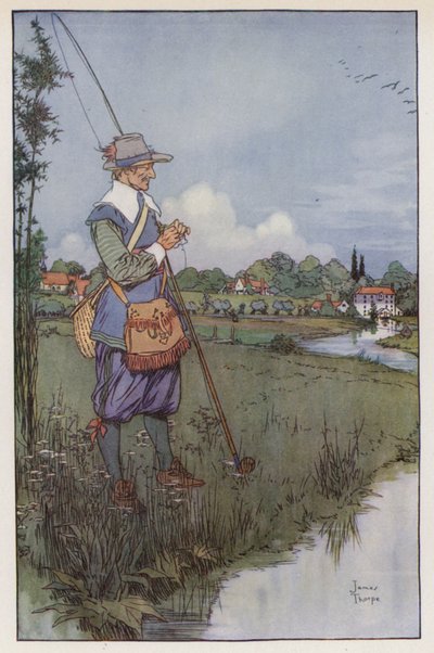 Illustration pour The Compleat Angler par Izaak Walton - James Thorpe