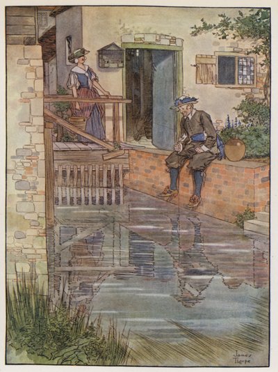Illustration pour The Compleat Angler par Izaak Walton - James Thorpe