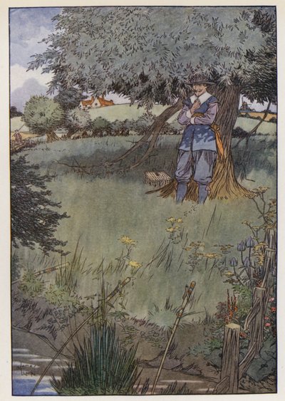 Illustration pour The Compleat Angler par Izaak Walton - James Thorpe