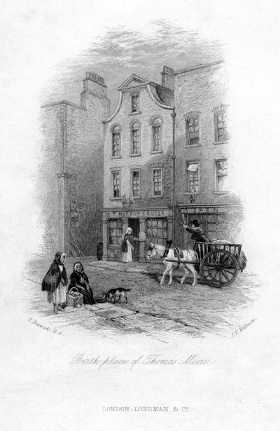 Lieu de naissance de Thomas Moore, Dublin, XIXe siècle - James Tibbitts Willmore