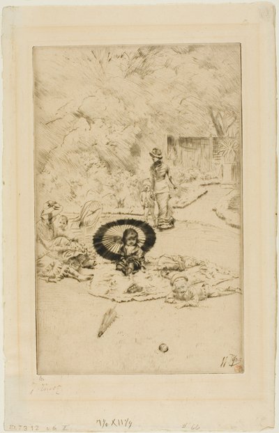 Une fête de jardin pour les enfants - James Tissot