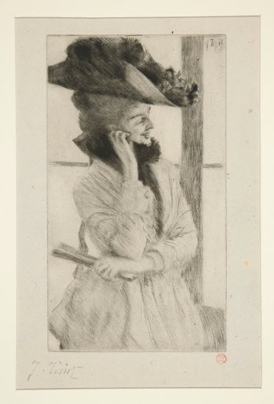 À la fenêtre - James Tissot