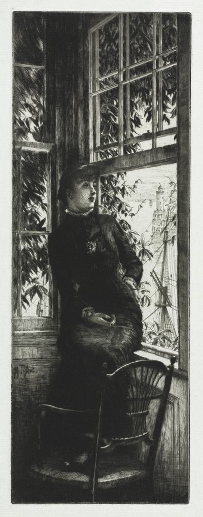 Au bord de la mer - James Tissot