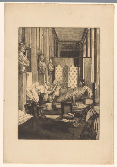 Foyer de la Comédie-Française pendant le Siège de Paris en 1870-1871 - James Tissot