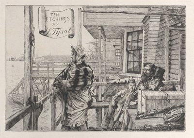 The Three Crows Inn, Gravesend, 1877 - James Tissot