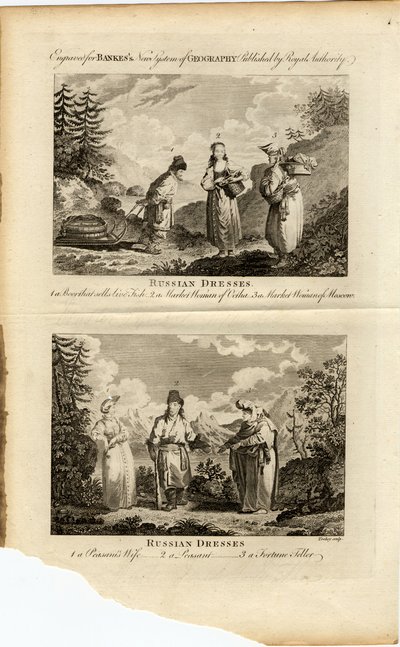 Robes russes, vers 1775 - James Tookey