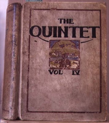 Couverture du volume IV de The Quintet, vers 1902 - James Wallace