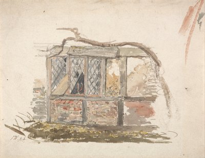 Un mur et une fenêtre de chalet - James Ward