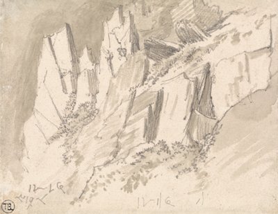 Une colline rocheuse - James Ward