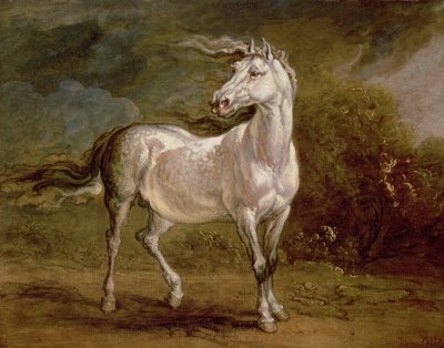 Un cheval gris dans un paysage - James Ward