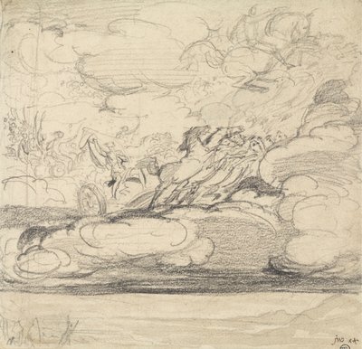 Élie jetant son manteau - James Ward