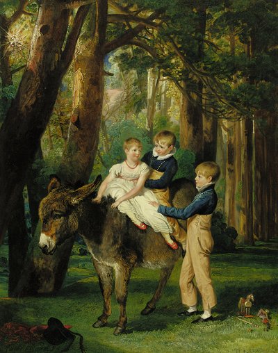 Portrait de groupe de John, Theophilus et Frances Levett, 1811 - James Ward