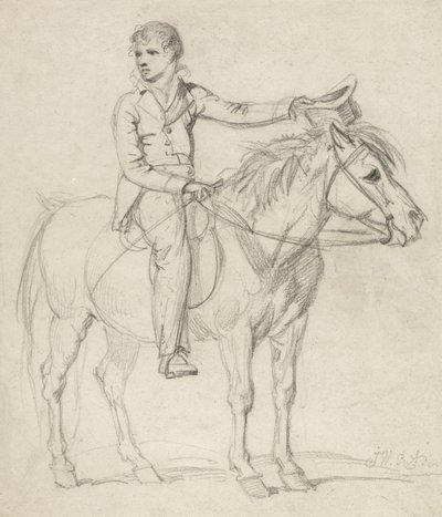 Lord Stanhope en tant que garçon montant un poney - James Ward