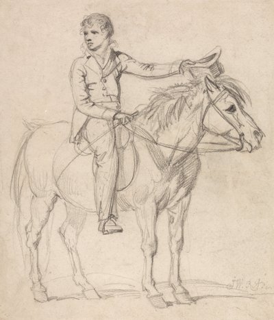 Lord Stanhope (futur comte de Chesterfield) enfant, à dos de poney - James Ward