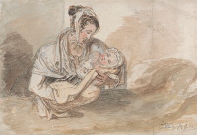 Mère et enfant - James Ward